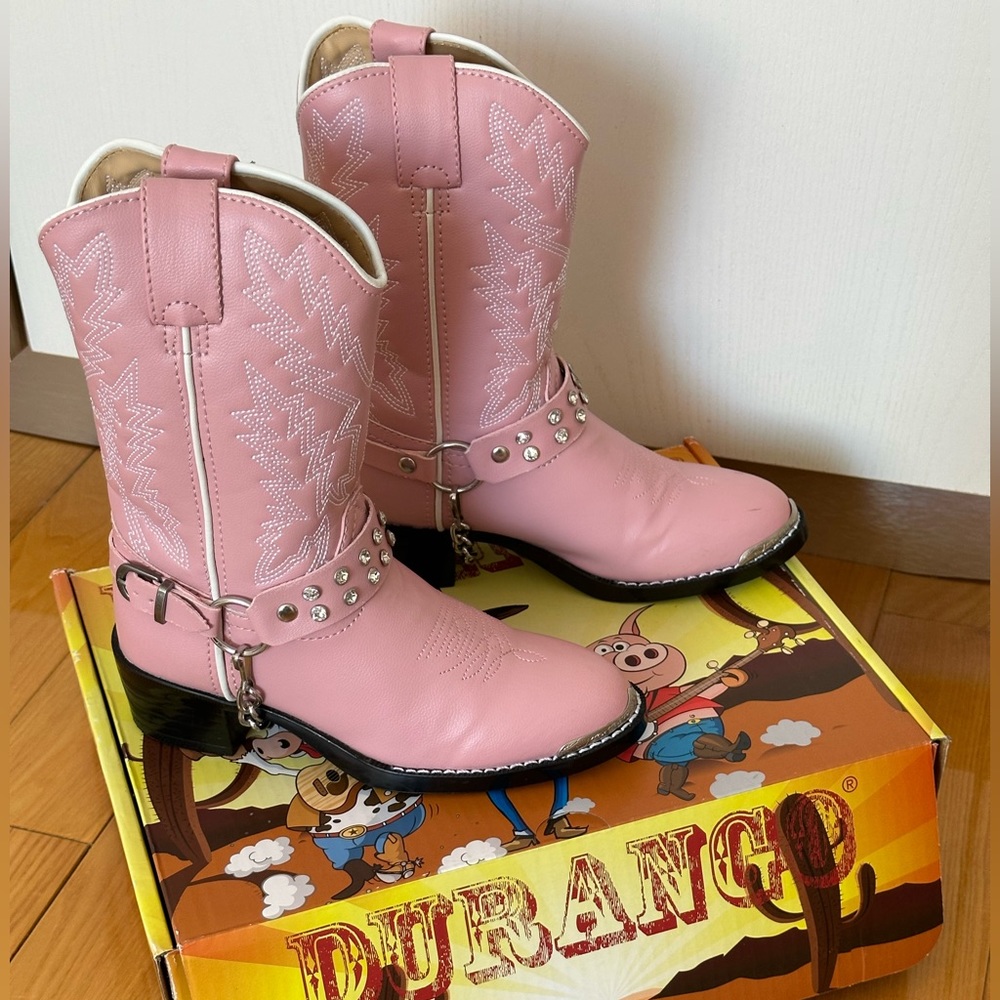 Cowgirl Pink Durango Boots. Size 13